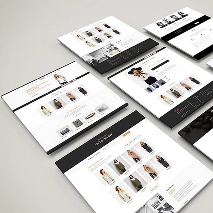 Products Website Design
